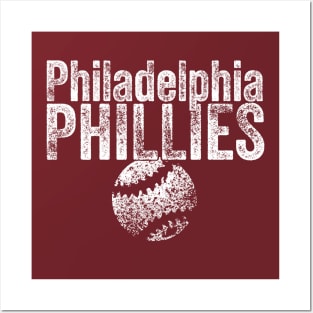 Phillies Vintage Weathered Posters and Art